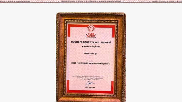 Kıbrıs Türk kültürü Ankara’da tanıtıldı; Lapta Hesap İşi Türkiye’de tescil belgesi aldı