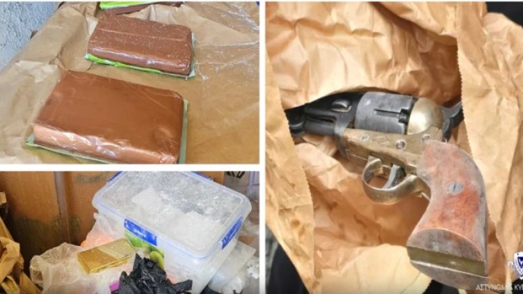 Rum polisi milyonlarca euro ederinde uyuşturucu, silah ve patlayıcı ele geçirdi, iki kişi tutuklandı