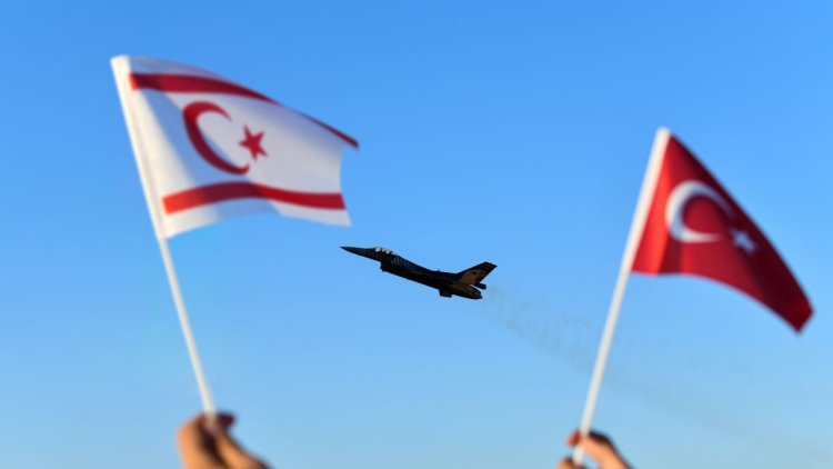 Türkiye'nin KKTC'ye gönderdiği F-16'lar için MSB paylaştı: 'Kardeşimiz için geldik!'