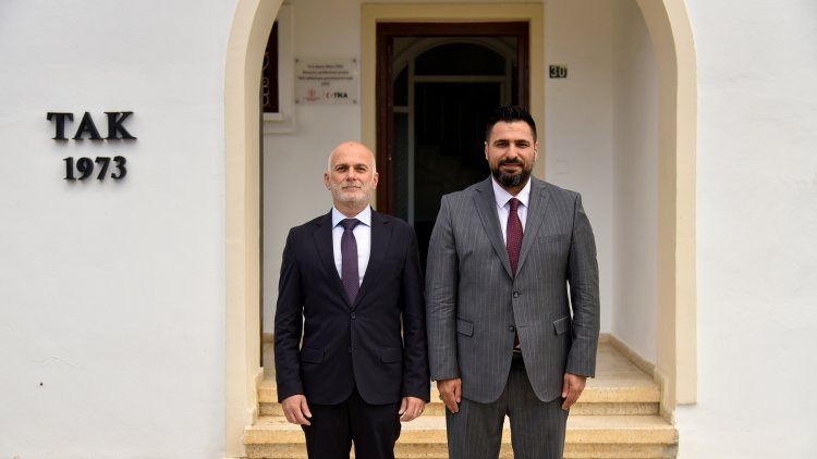 T.C. Lefkoşa Büyükelçiliği’nin yeni İletişim Müşaviri Recep Şehitoğlu TAK’ı ziyaret etti