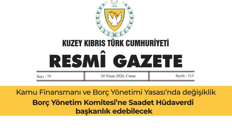 Kamu finansmanı yasasında değişiklik: Borç Yönetim Komitesi’ne Saadet Hüdaverdi başkanlık edebilecek
