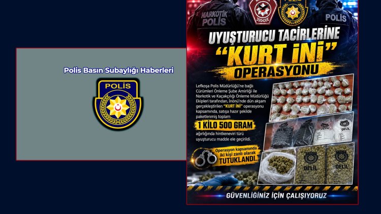 Polis 1,5 kg. hintkeneviri türü uyuşturucu ve 1565 hap ele geçirdi