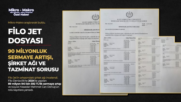 Filo Jet dosyası: 90 milyonluk sermaye artışı, şirket ağı ve tazminat sorusu