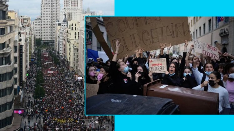 İspanya’dan Fransa’ya sokaklarda sol rüzgâr: Konut ve eğitim eylemleri büyüyor