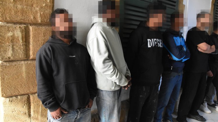 Gönyeli'de izinsiz ikamet eden 5 kişi mahkemeye çıkarıldı: 321 güne varan süreler tespit edildi