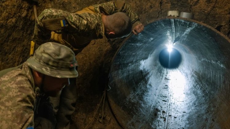 Savaşın korkunç yüzü: Ukrayna'da askerler doğal gaz borularının içinde çatışıyor