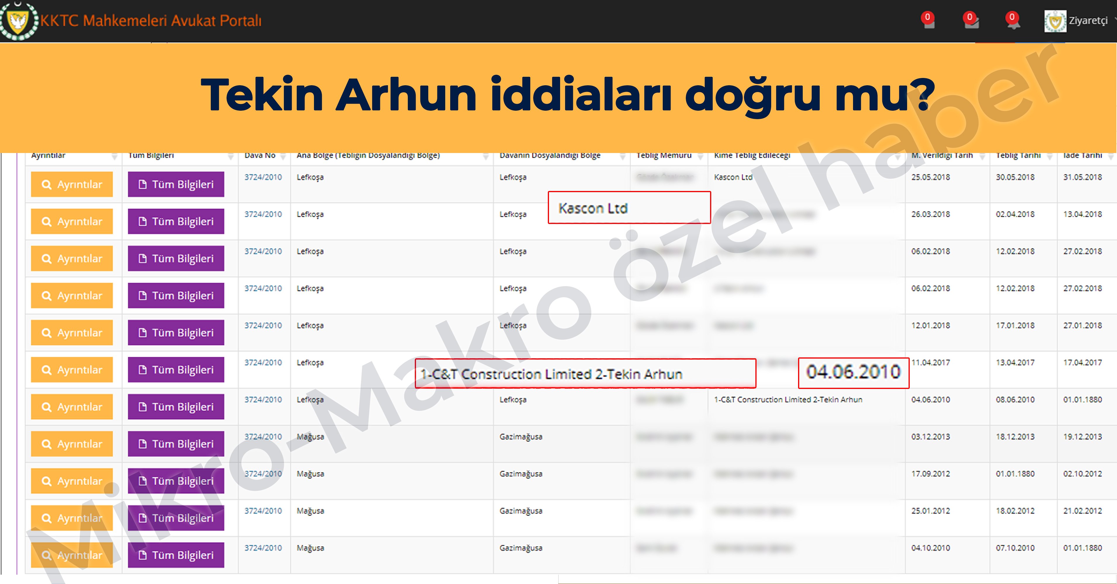 Tekin Arhun iddiaları doğru mu?