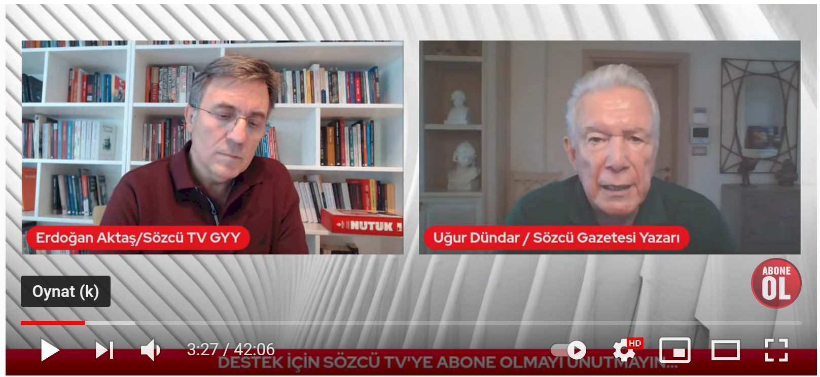 Uğur Dündar: Dürüst gazetecileri kabadayılar değil, eroin kaçakçıları tehdit eder