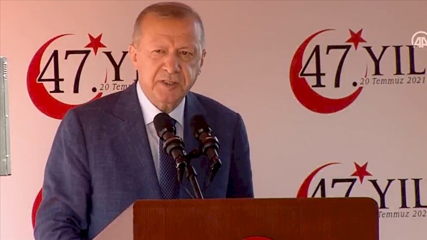 Erdoğan: Kıbrıs’ta ‘Sonuna kadar hakkımızı savunacağız’