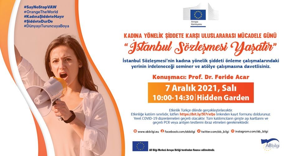 Lefkoşa'da kadına yönelik şiddeti önleme ve İstanbul Sözleşmesi çalıştayı yapılıyor