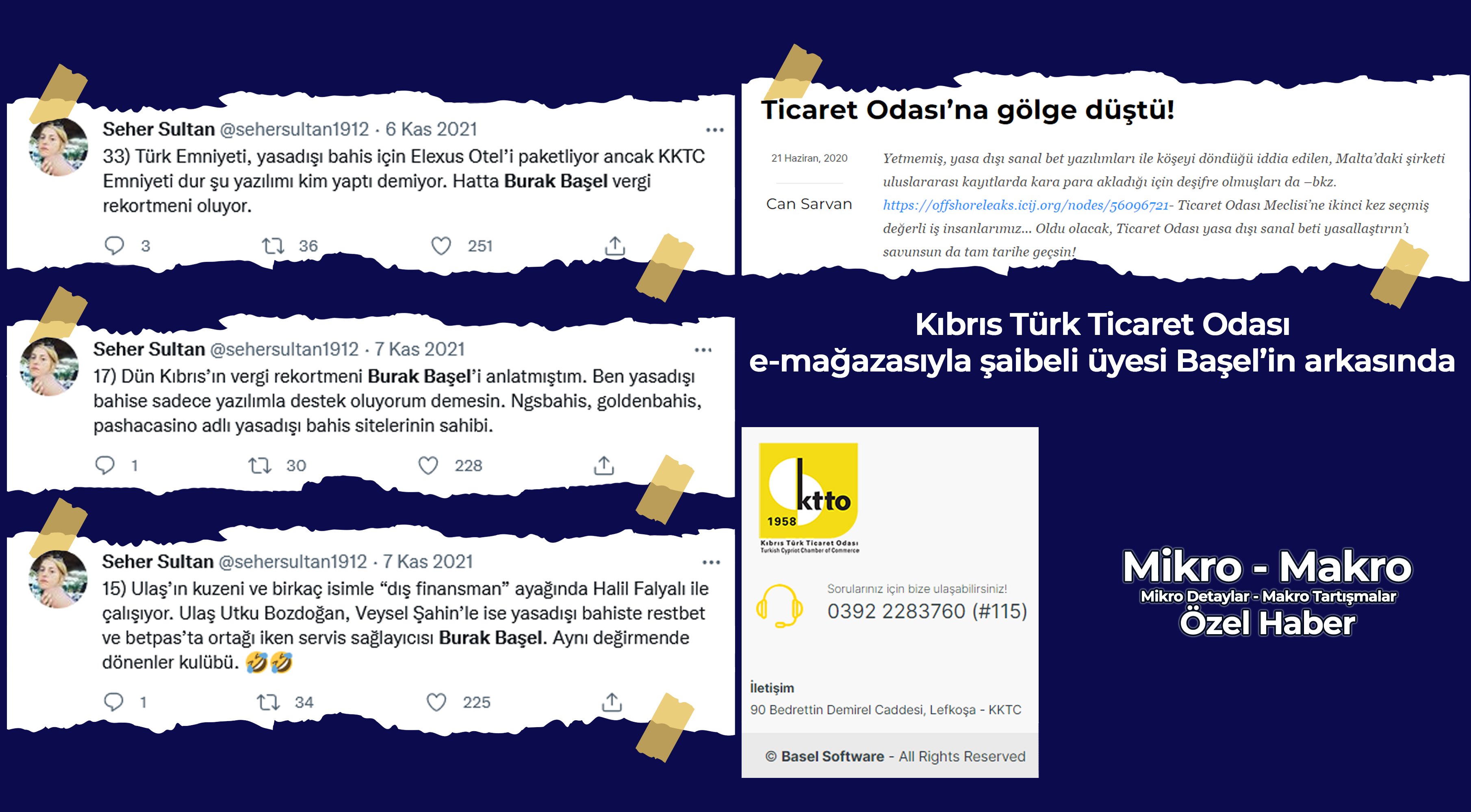 Kıbrıs Türk Ticaret Odası e-mağazasıyla şaibeli üyesi Başel’in arkasında