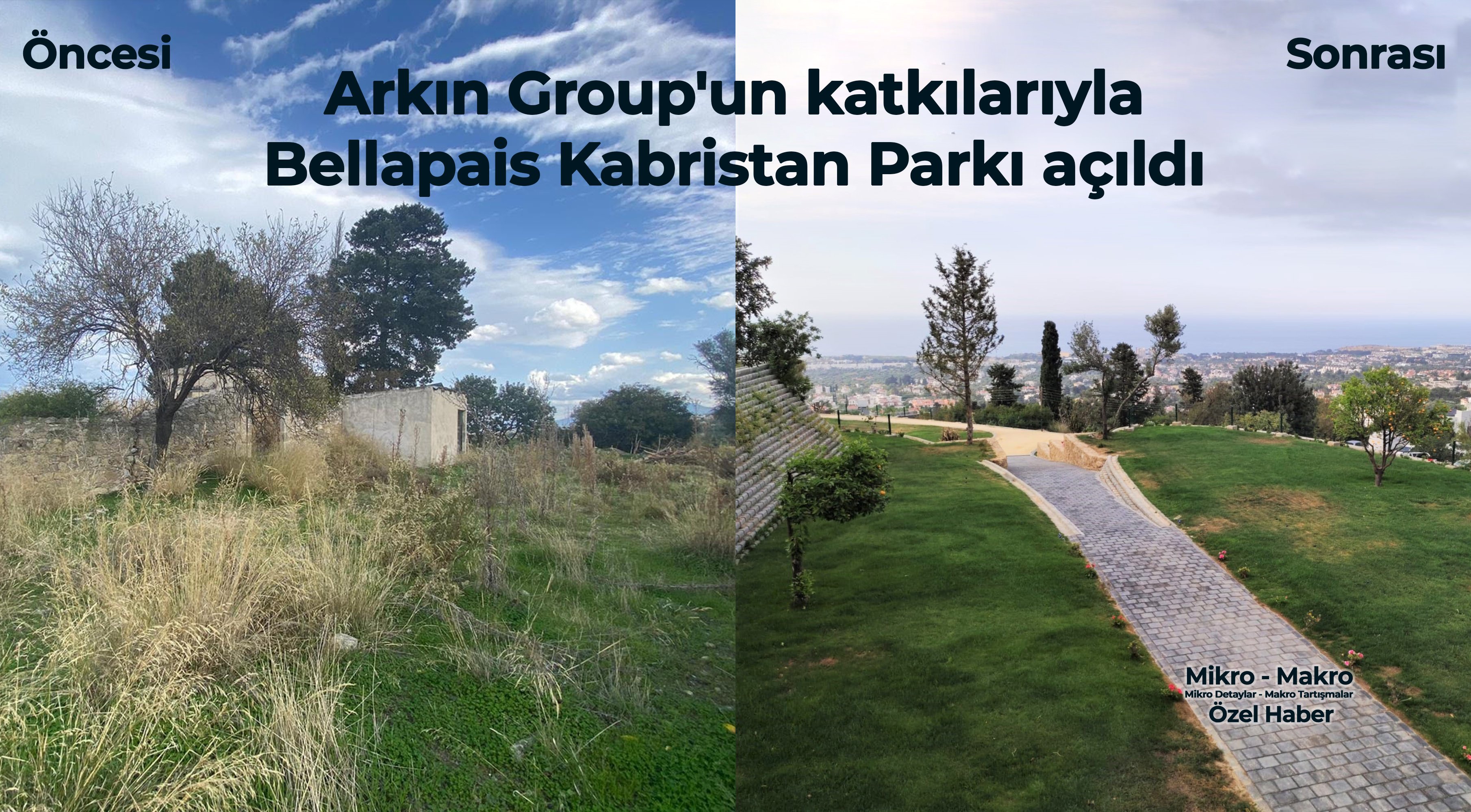 Bellapais Kabristan Parkı açıldı