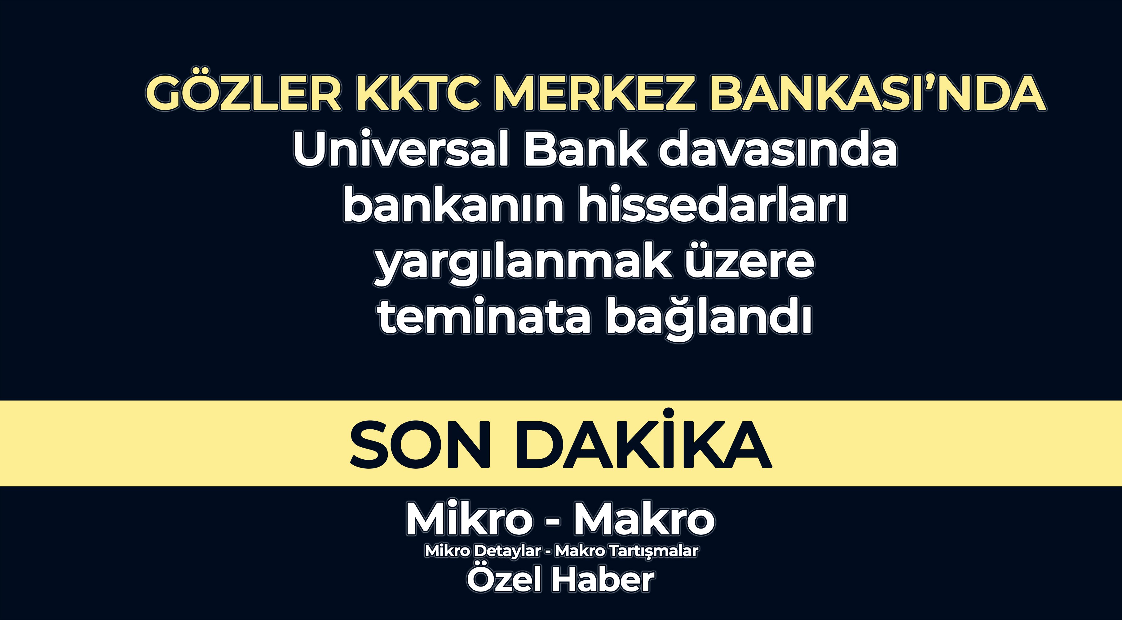 Universal Bank'ın hissedarları yargılanacak