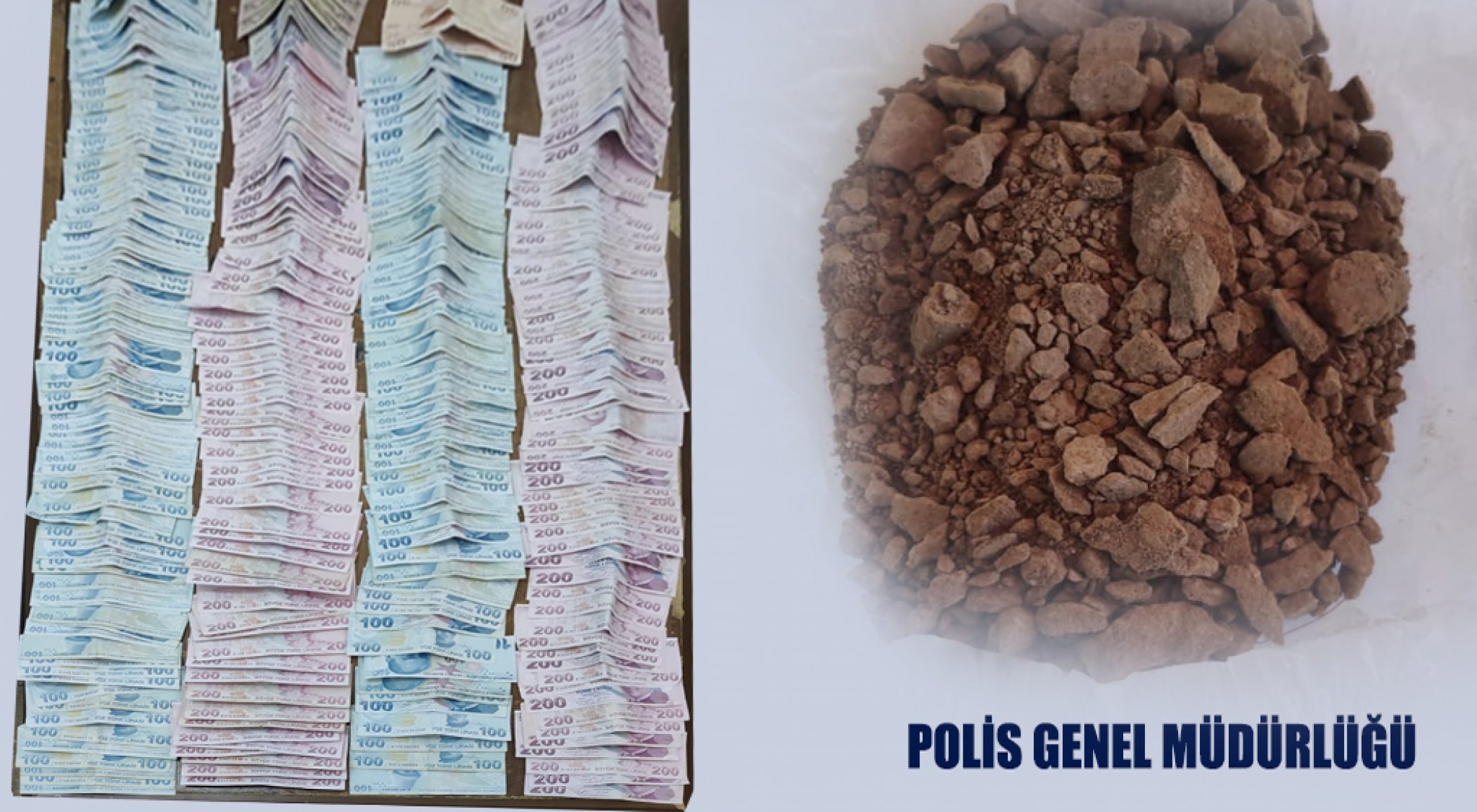 Güzelyurt'ta eroin ele geçirildi