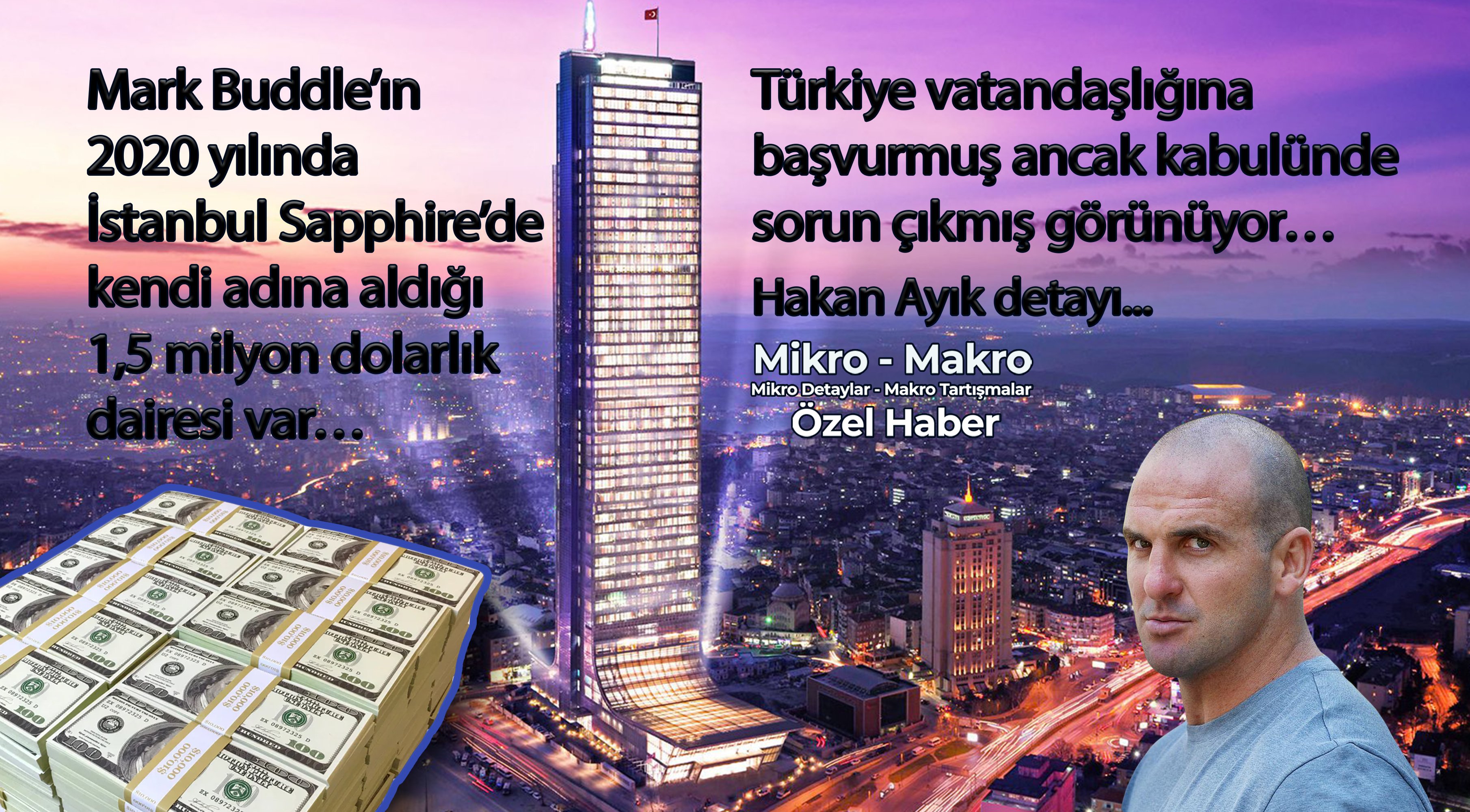 Mark Buddle’ın 2020 yılında İstanbul'da kendi adına tapusunu aldığı dairesi var…