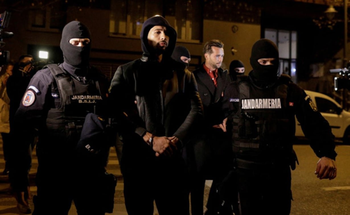 Kadın düşmanı Andrew Tate organize suç ve tecavüz suçlamalarıyla Romanya'da gözaltına alındı