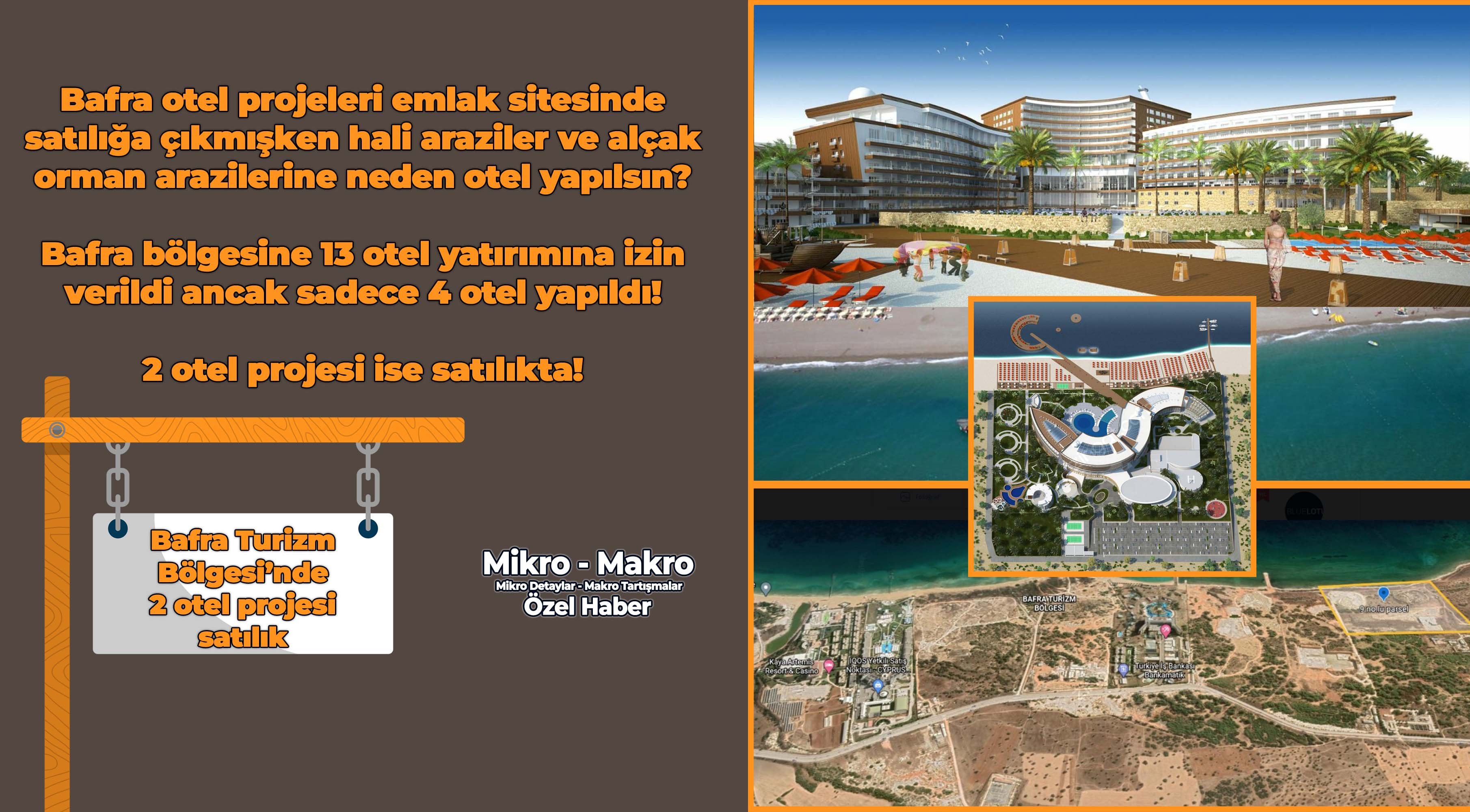 Bafra'da casino izinli otel projeleri satılıktayken yeni alçak orman arazilerine neden otel yapılsın?