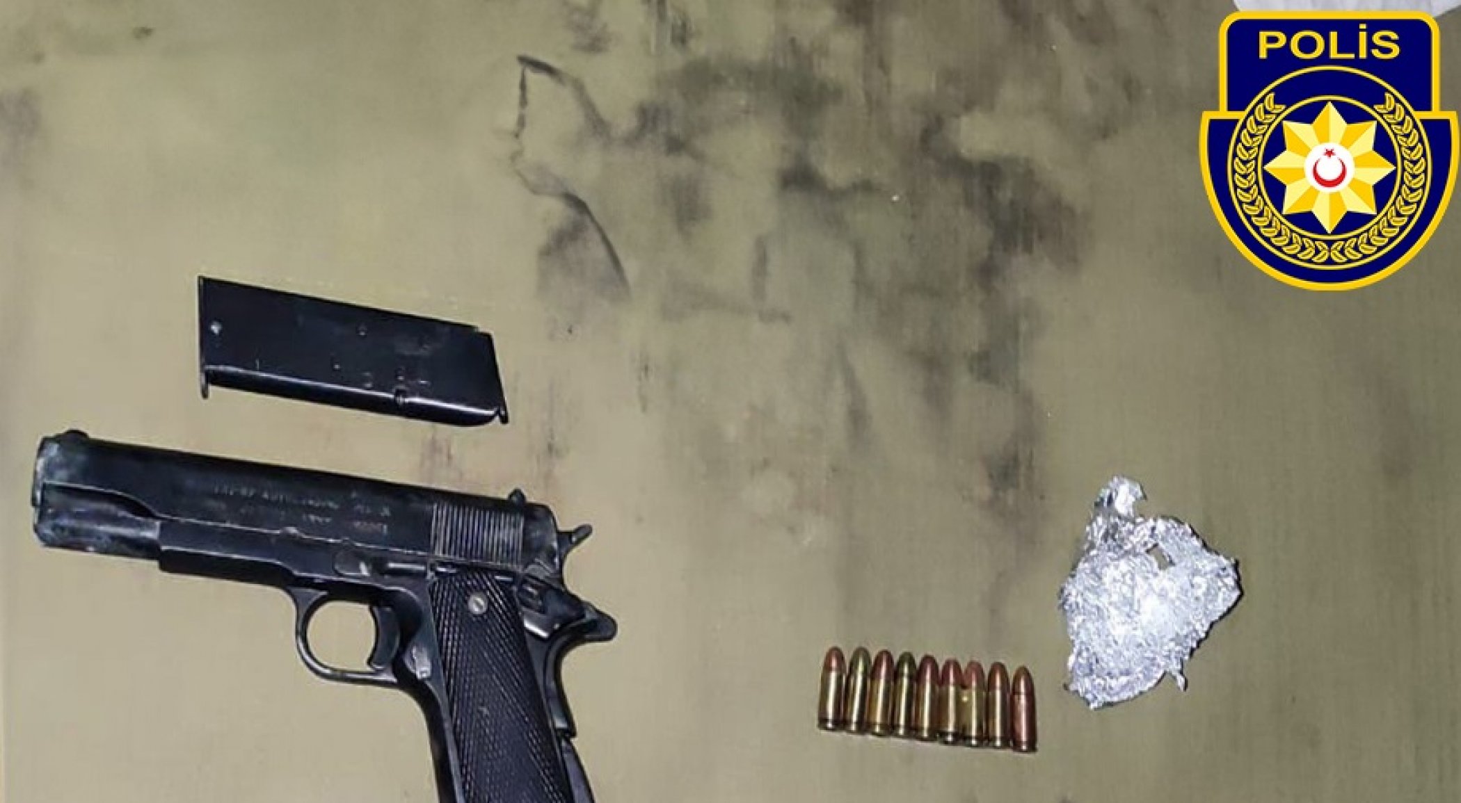 Lefkoşa'da kanunsuz ateşli silah ve patlayıcı madde tasarrufu