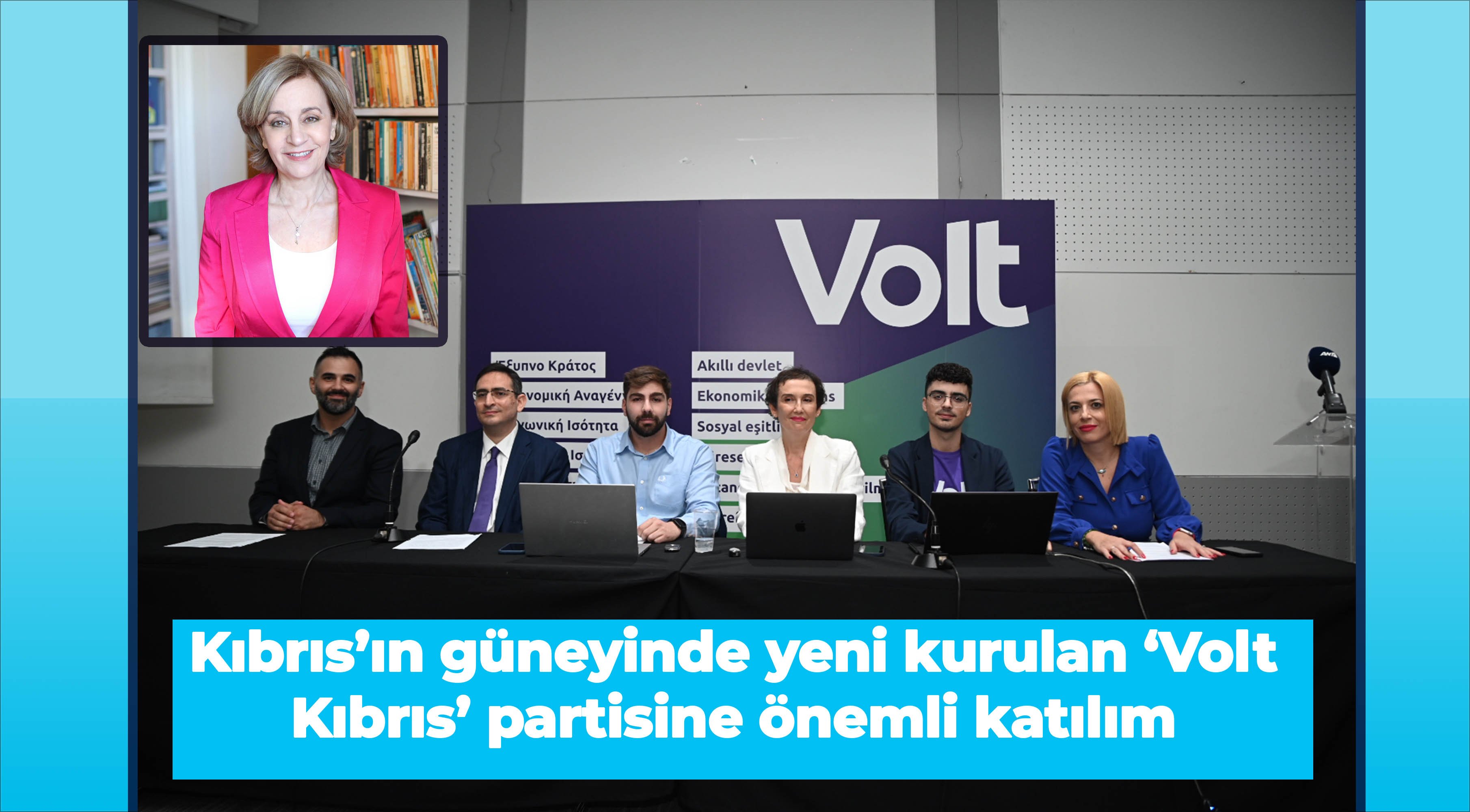 Kıbrıs’ın güneyinde yeni kurulan Volt Kıbrıs partisine önemli katılım