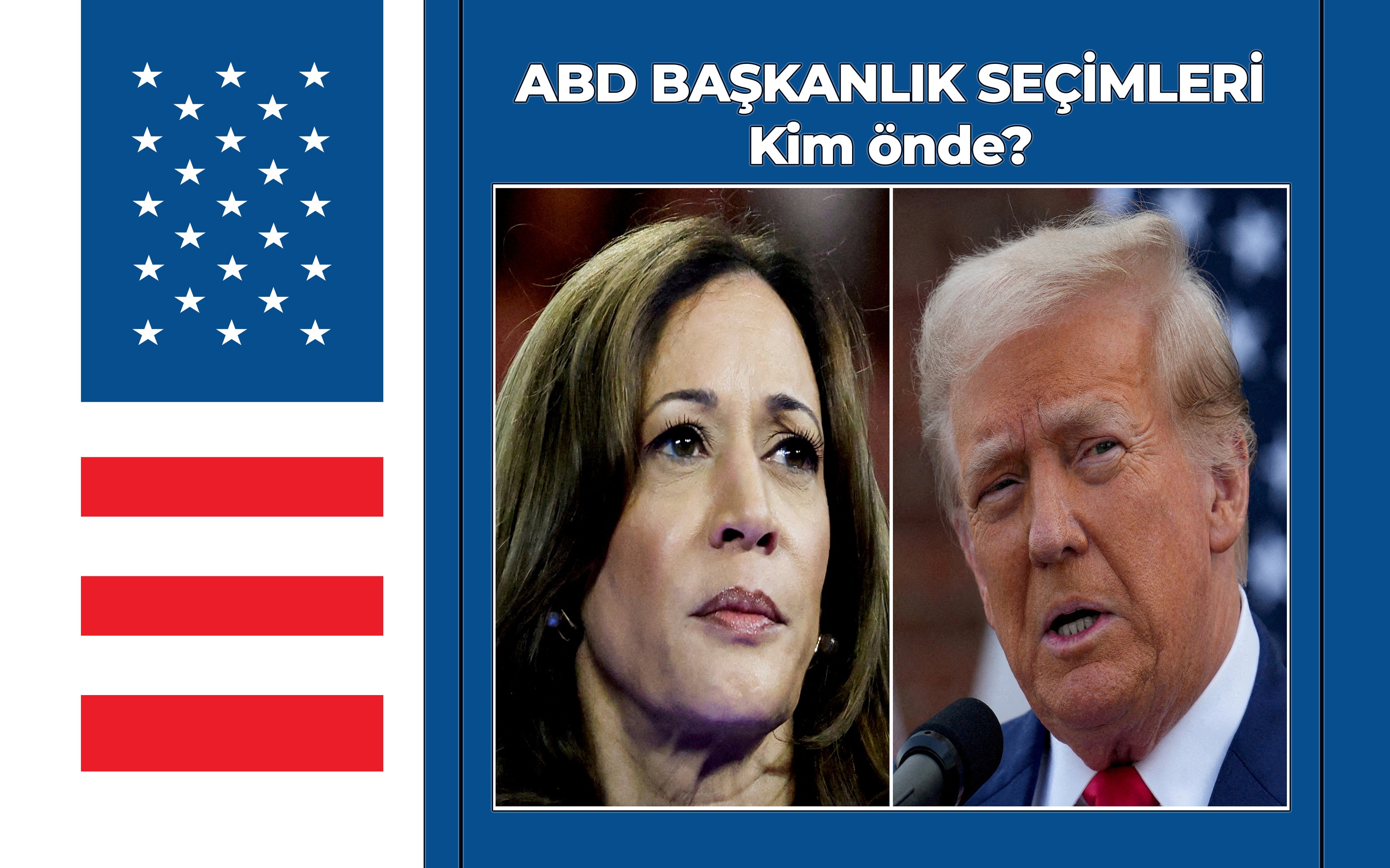 Trump seçim yarışını önde götürüyor