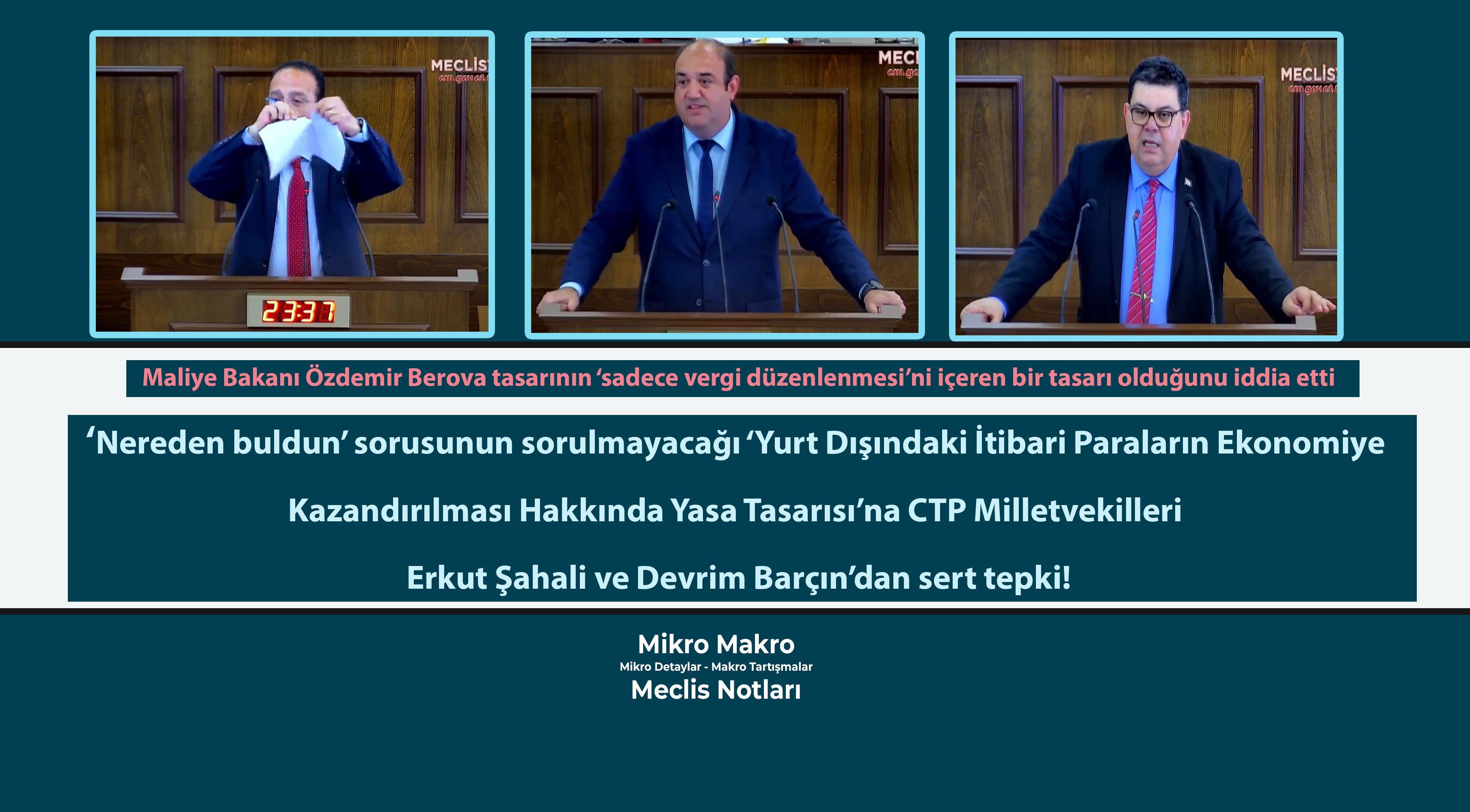 ‘Yurt Dışındaki İtibari Paraların Ekonomiye Kazandırılması Hakkında Yasa Tasarısı’na sert tepki
