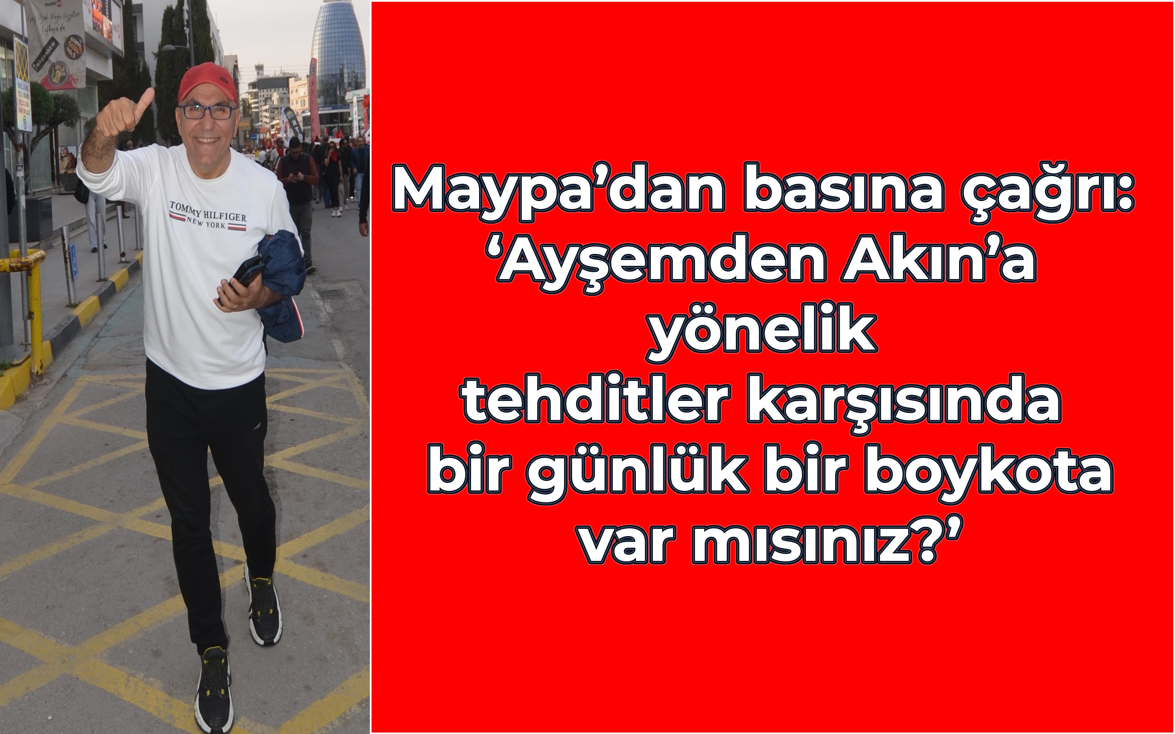 Maypa’dan çağrı: ‘Ayşemden Akın için 24 saatlik boykota var mısınız?’