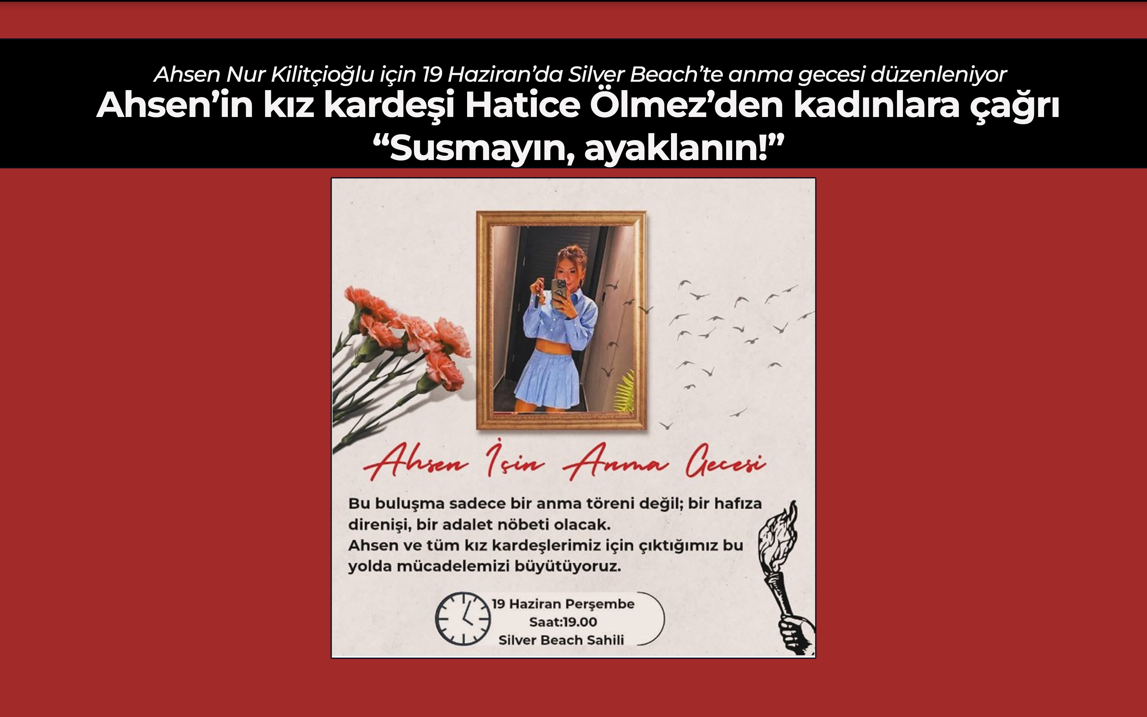 Ahsen Nur Kilitçioğlu’nun şüpheli ölümü hâlâ aydınlatılamadı: Kadınlar susmuyor