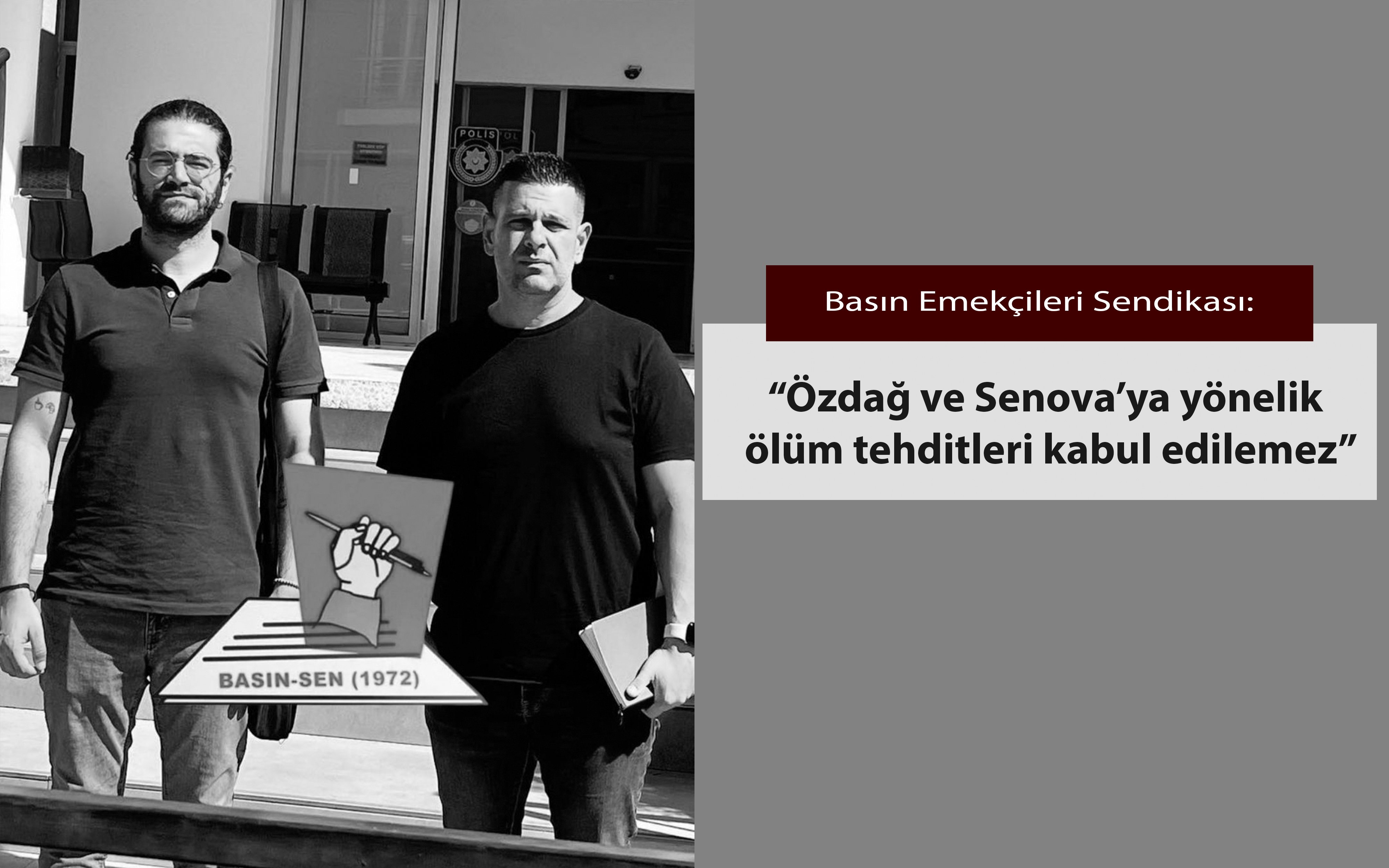 Basın Emekçileri Sendikası: 'Özdağ ve Senova’ya yönelik ölüm tehditleri kabul edilemez'