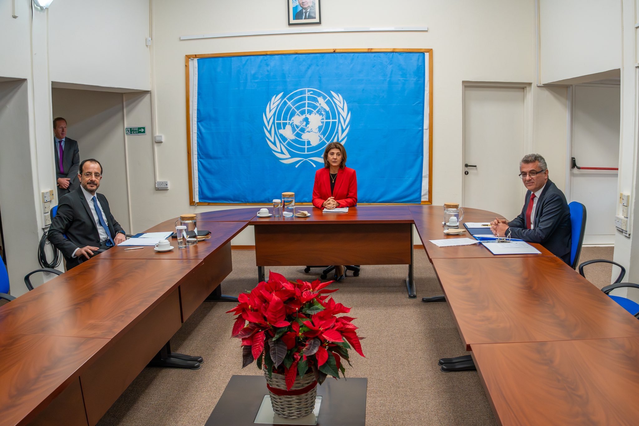 Kıbrıs’ta liderler BM gözetiminde bir araya geldi: Siyasi eşitlik temelinde çözümde mutabık kalındı