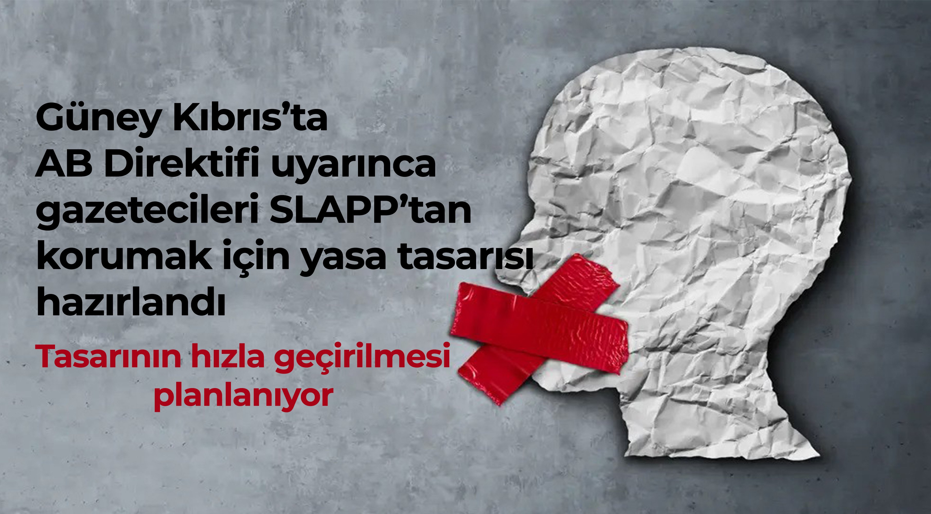 Güney Kıbrıs’ta gazetecileri SLAPP’tan korumak için yasa tasarısı hazırlandı