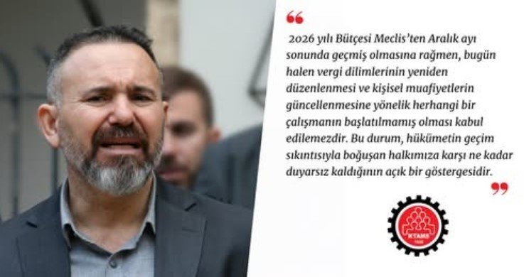KTAMS ve KİEF Başkanı Bengihan: Az kazanan az, çok kazanan daha fazla vergi ödesin