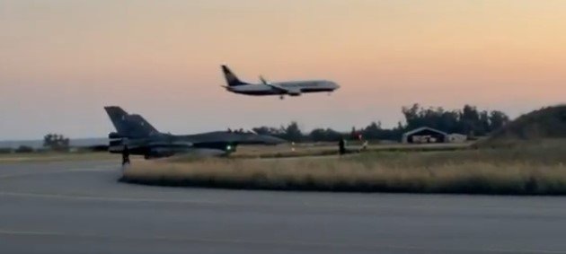 2 denmişti tam 4 Yunan F-16'sı Güney Kıbrıs’a ulaştı; Erhürman Fidan’la görüştü