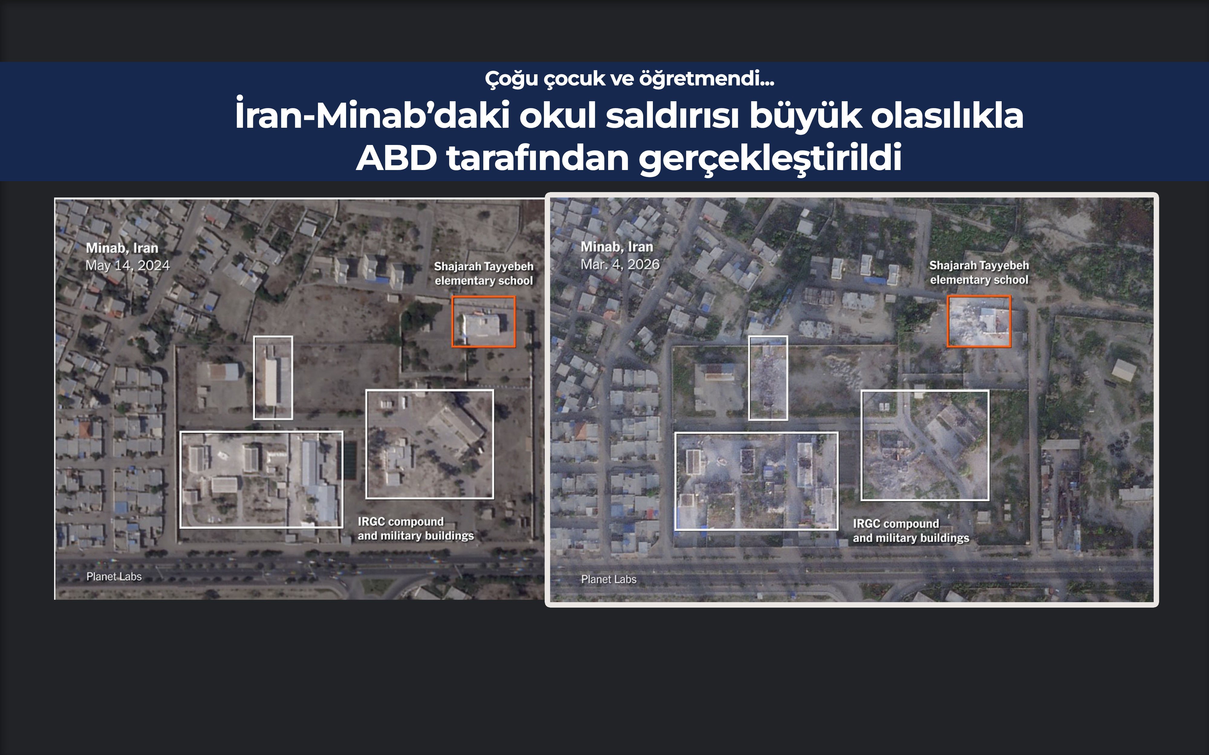 İran-Minab’daki okul saldırısı büyük olasılıkla ABD tarafından gerçekleştirildi