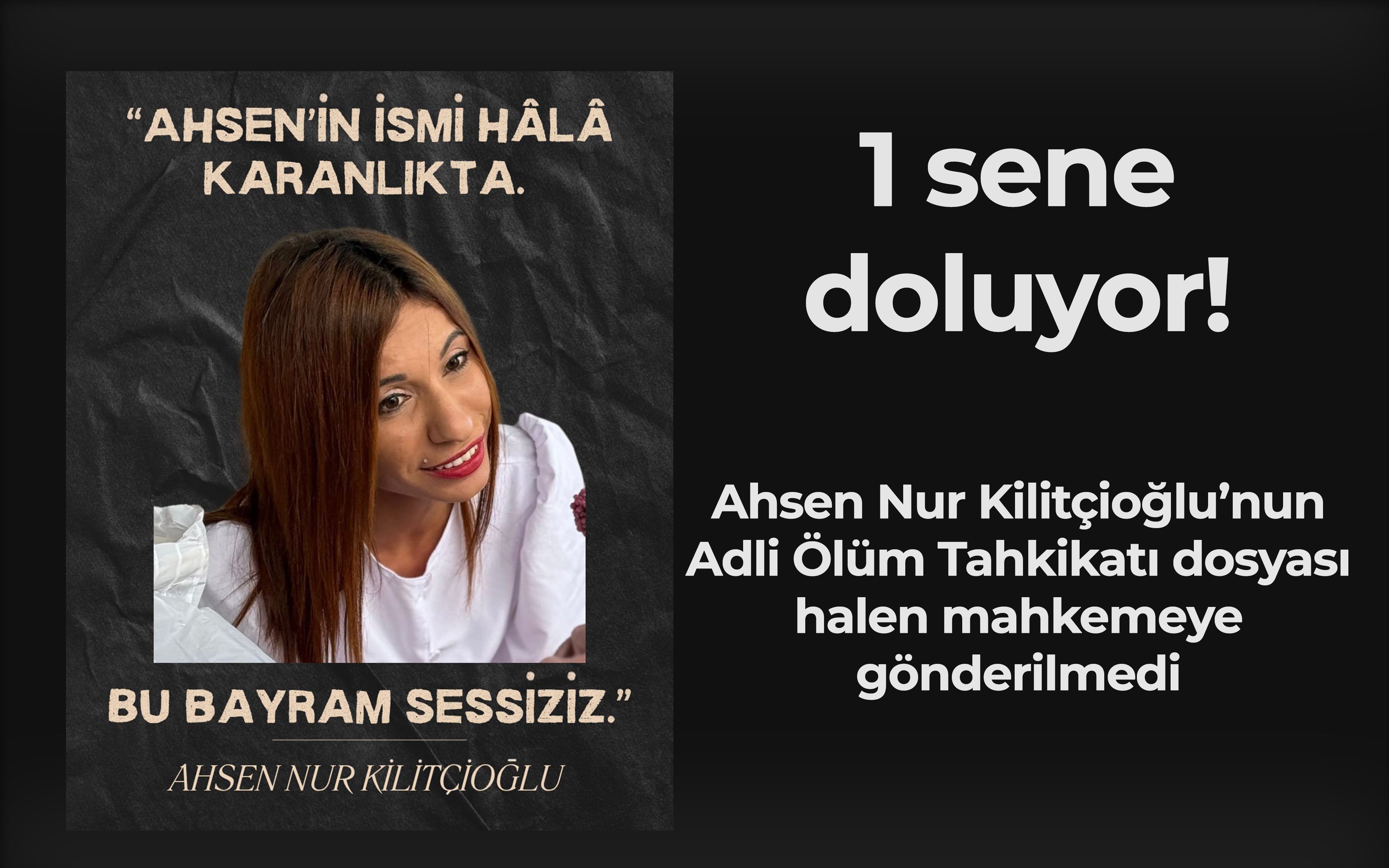 Ahsen Nur Kilitçioğlu’nun Adli Ölüm Tahkikatı dosyası halen mahkemeye gönderilmedi