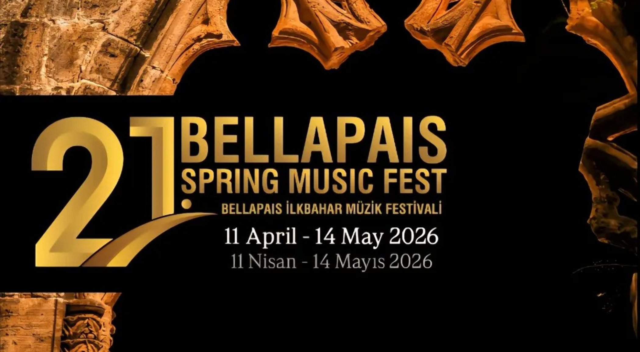 21. Uluslararası Bellapais Müzik Festivali 11 Nisan’da başlıyor
