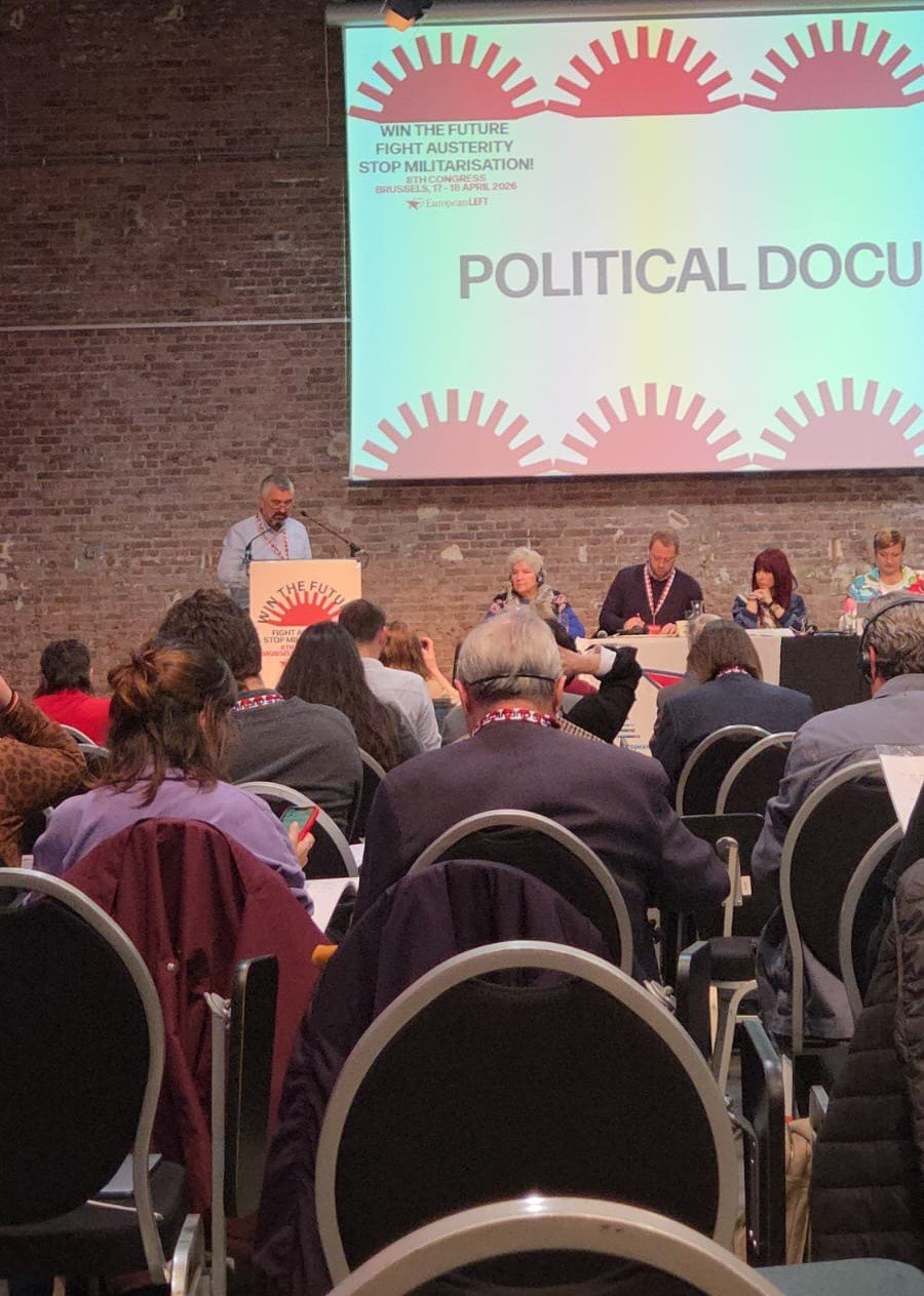 Murat Kanatlı, Avrupa Sol Partisi 8. Kongresi’ne katıldı