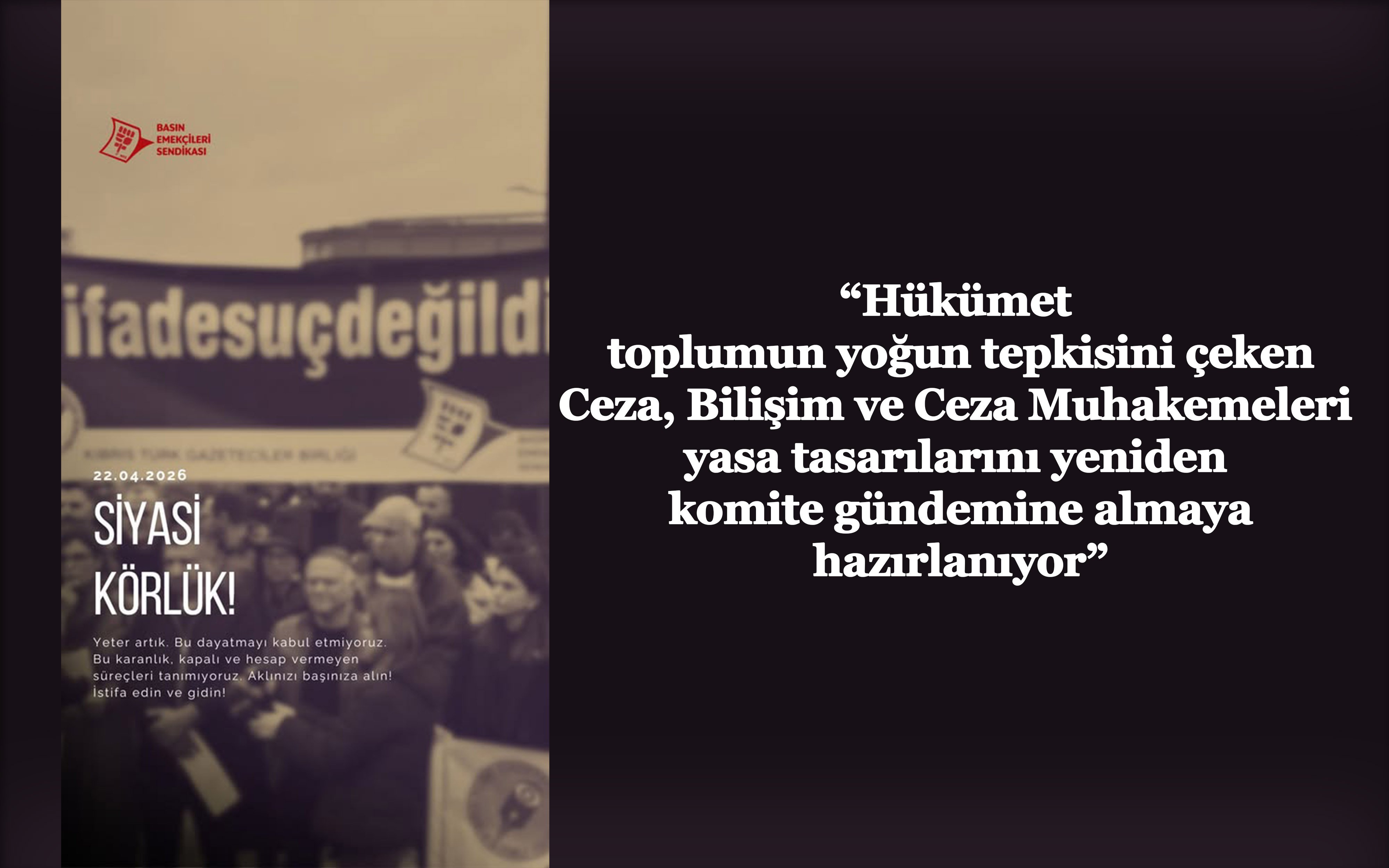Basın-Sen: 'Bu dayatmayı kabul etmiyoruz, istifa edin ve gidin!'