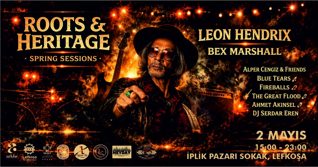 Jimi Hendrix’in kardeşi Leon Hendrix KKTC’de ilk kez sahne alacak