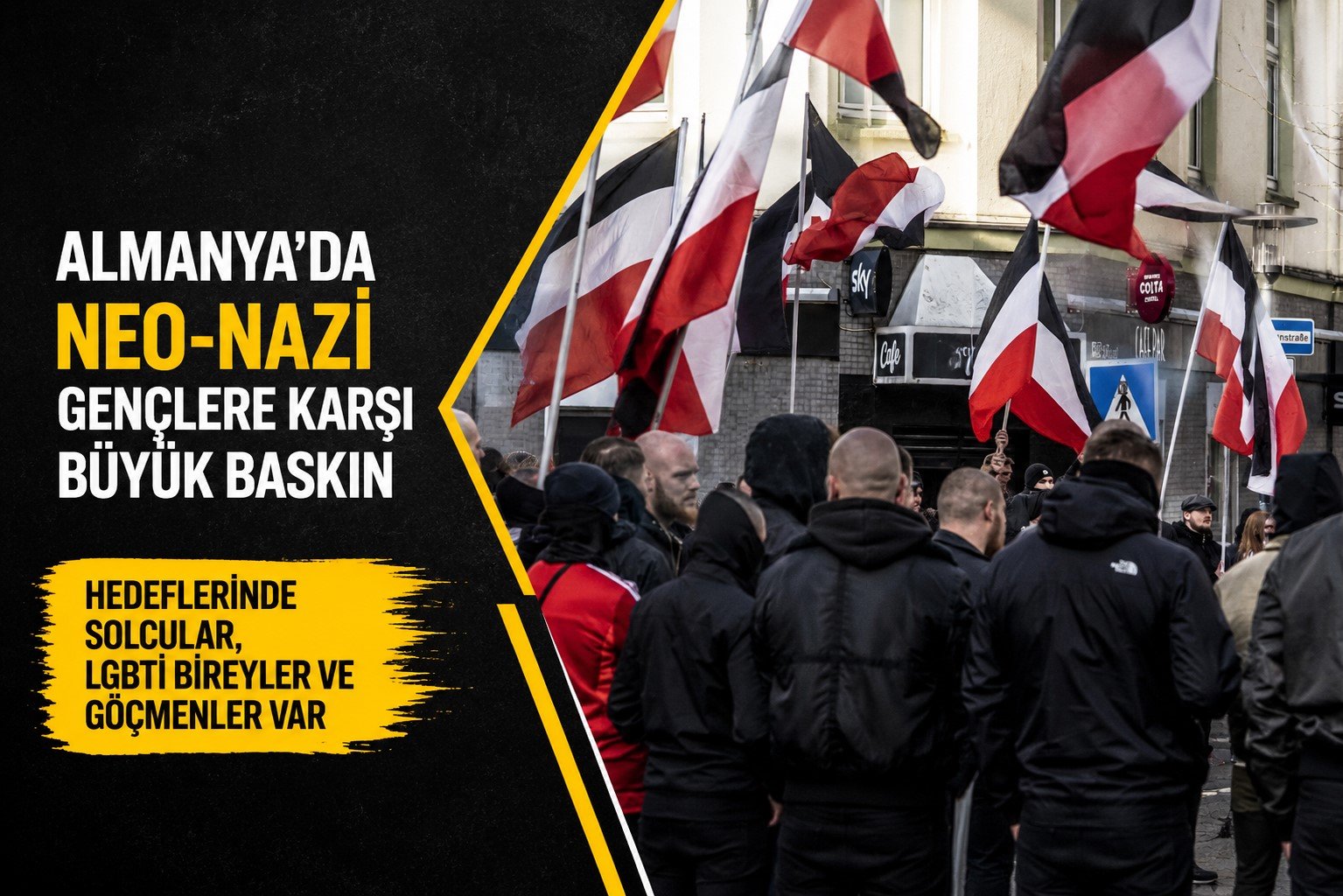 Almanya'da Neo-Nazi gençlere karşı büyük baskın