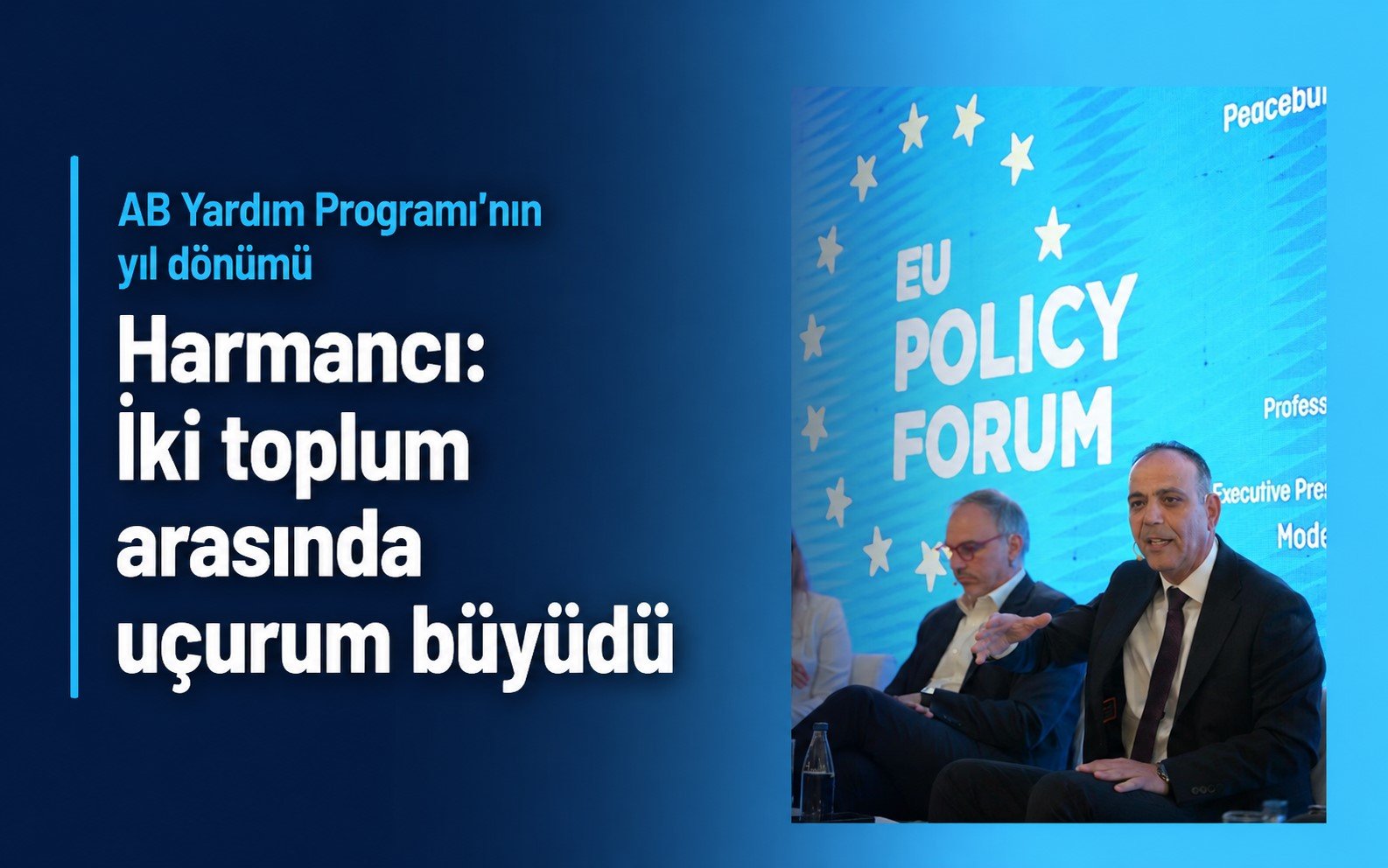 LTB Başkanı Harmancı: 'İki toplum arasındaki uçurum her anlamda büyüdü'