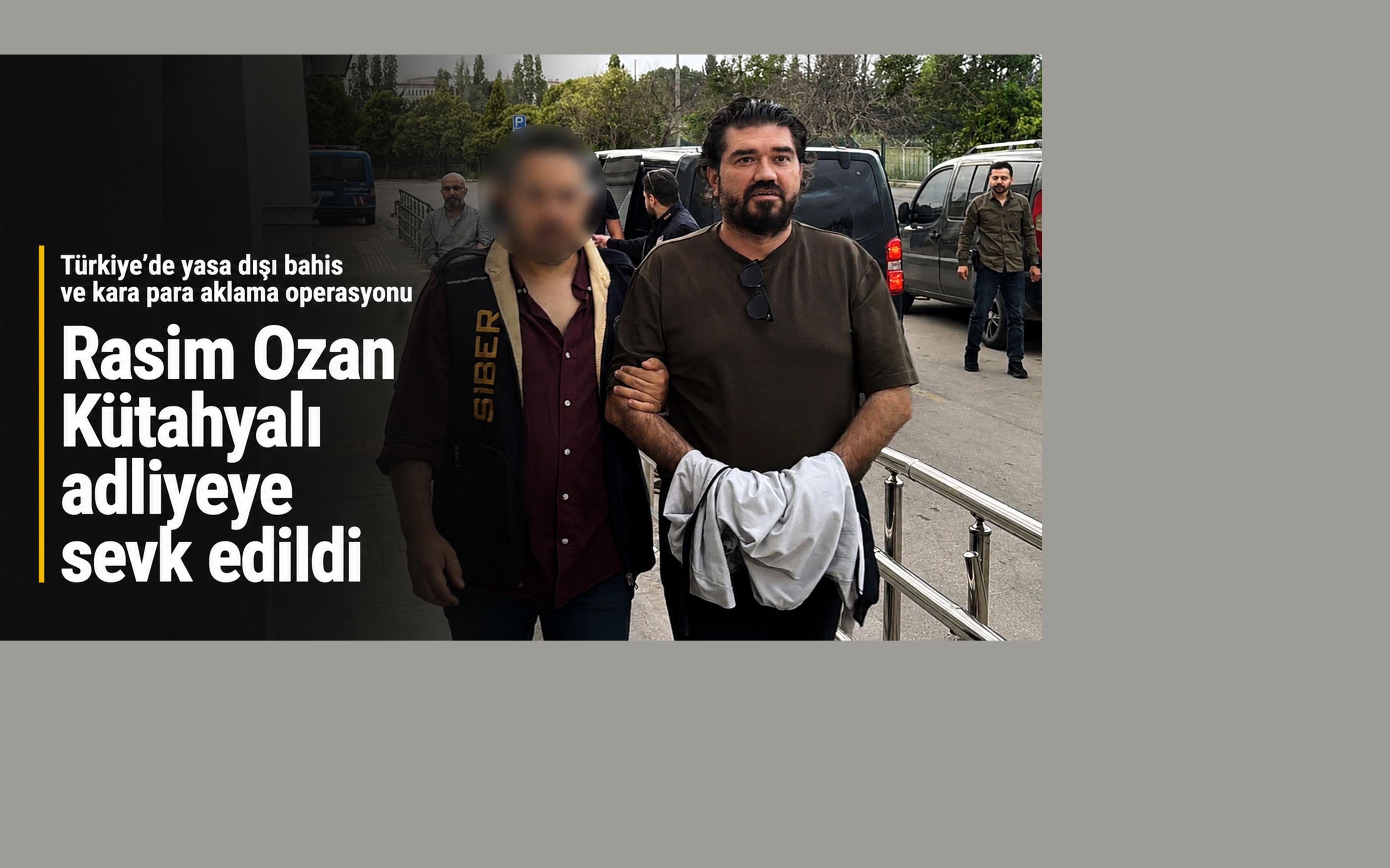 Türkiye: Rasim Ozan Kütahyalı adliyeye sevk edildi 