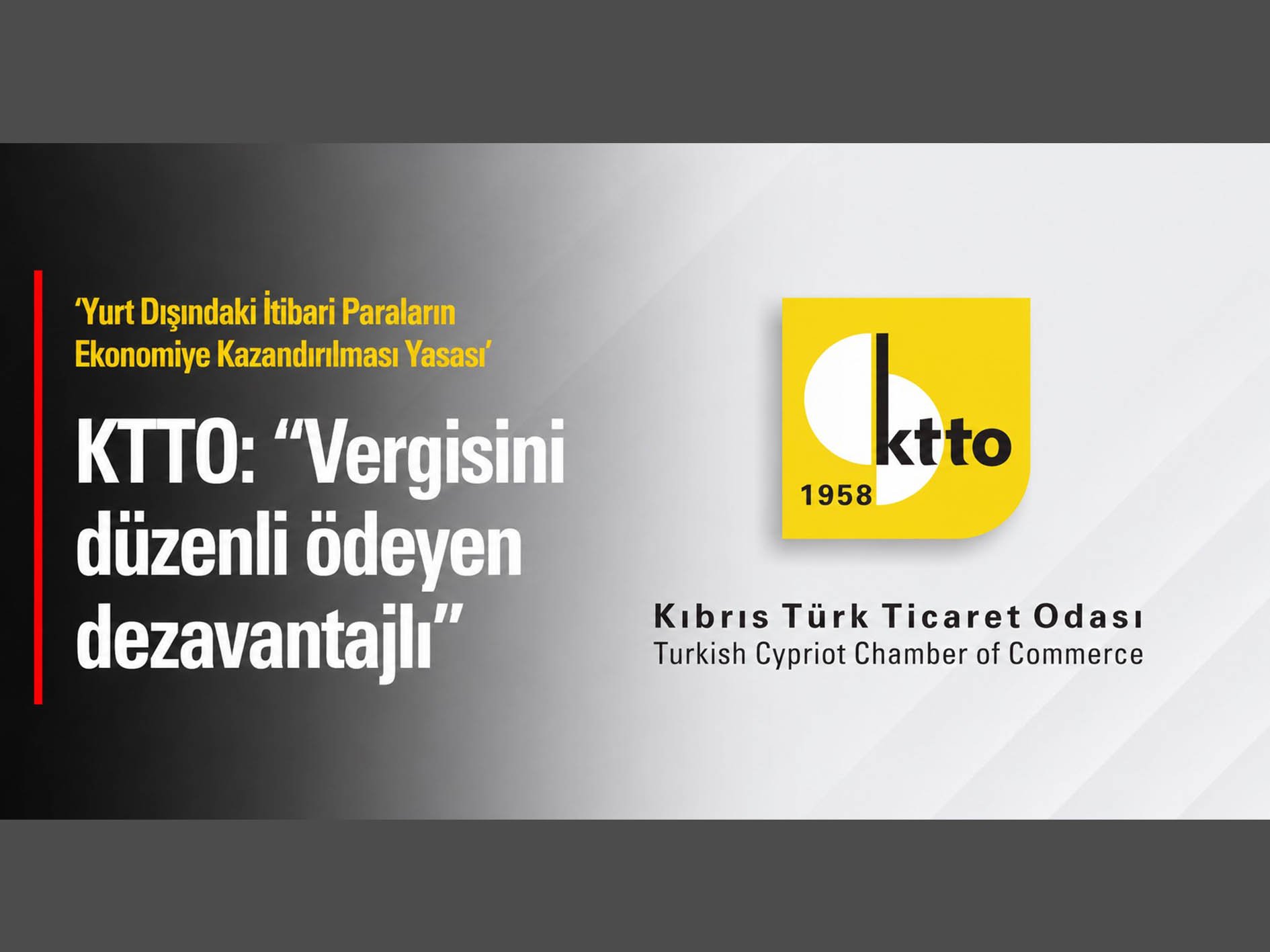 KTTO: 'Vergisini düzenli ödeyen dezavantajlı'