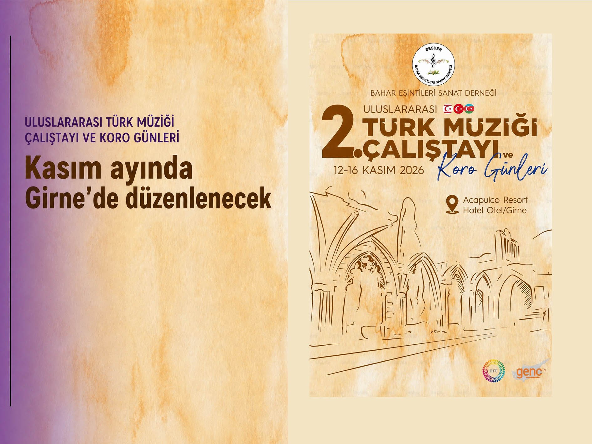  2. Uluslararası Türk Müziği Çalıştayı ve Koro Günleri düzenleniyor