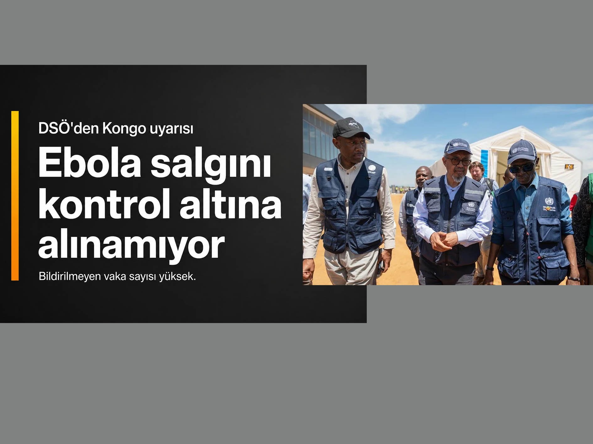 DSÖ: Kongo Demokratik Cumhuriyeti'ndeki Ebola salgını kontrol altına alınamıyor