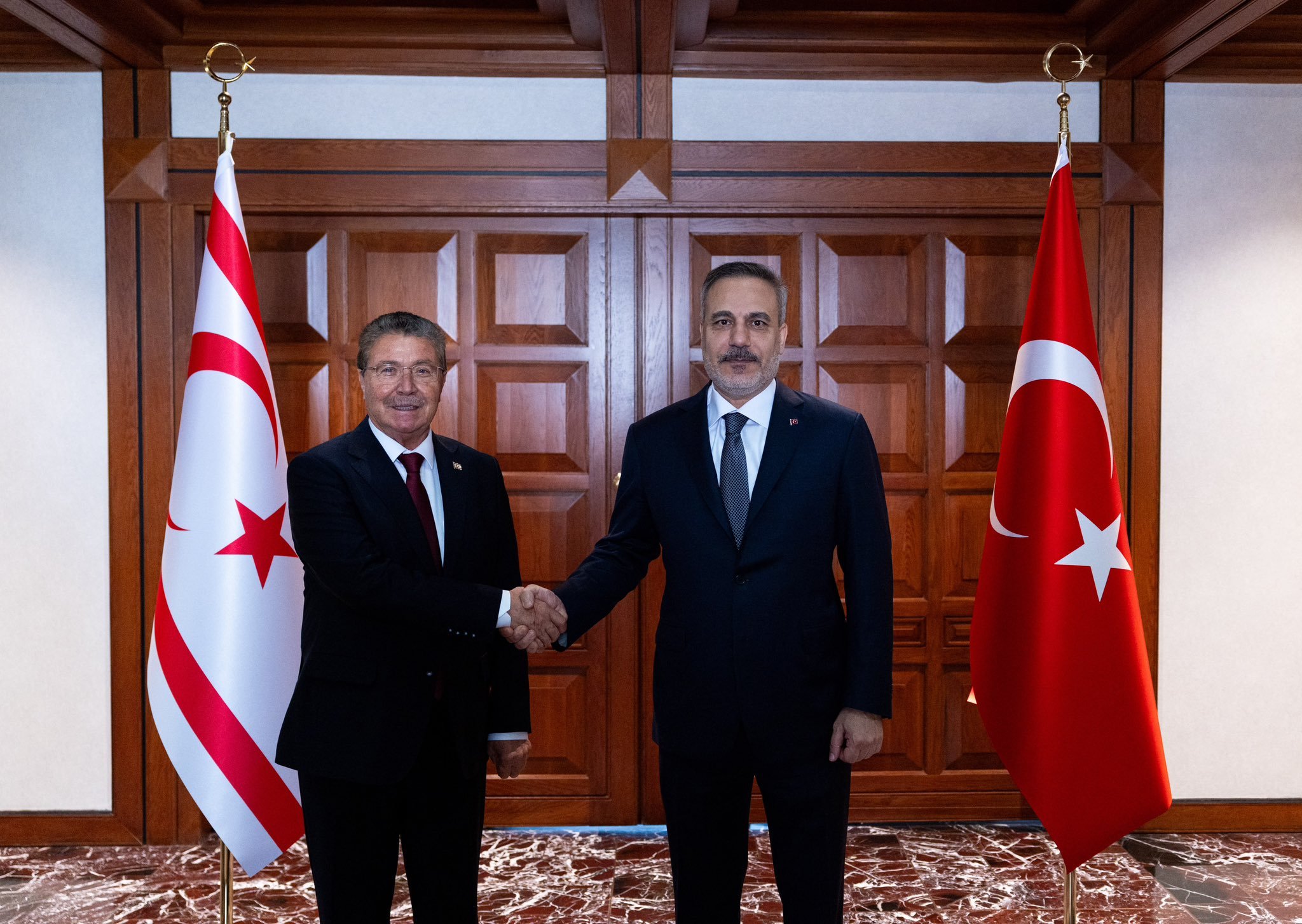 Üstel, Ankara'da Hakan Fidan'la görüştü: ‘İki devletli çözümden geri adım atılmayacak’